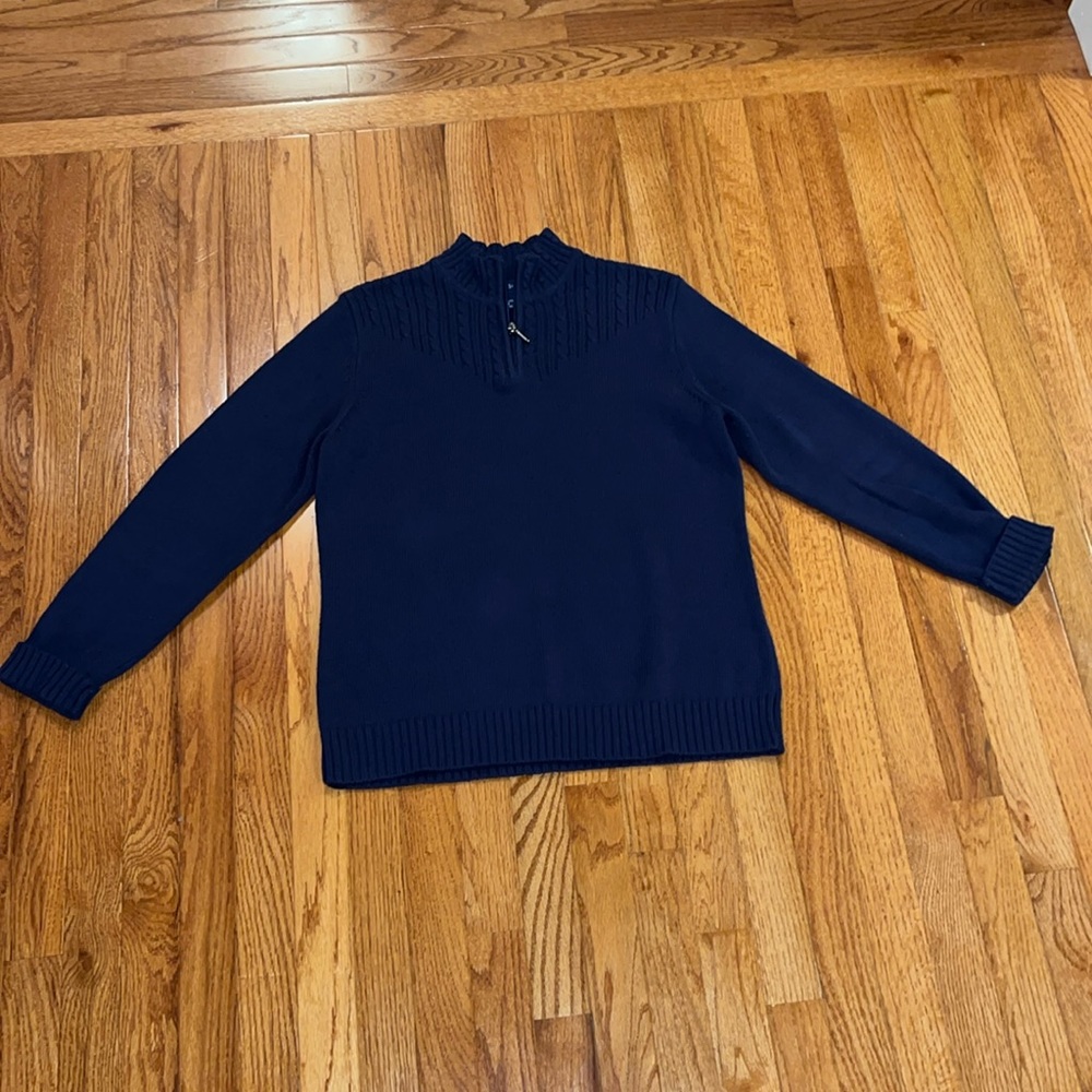 KAREN SCOTT SWEATER HALF ZIP